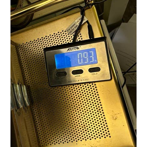 Vintage Porcelain Square China Plate - Hand-Painted Blue Purple Violet Flowers - Picture 10 of 10